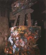 Edvard Munch Palette painting